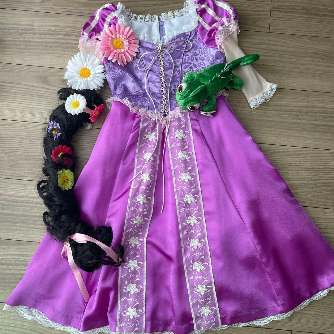 ラプンツェル　ドレス　ビビディバビティブティック　110cm パスカルセット