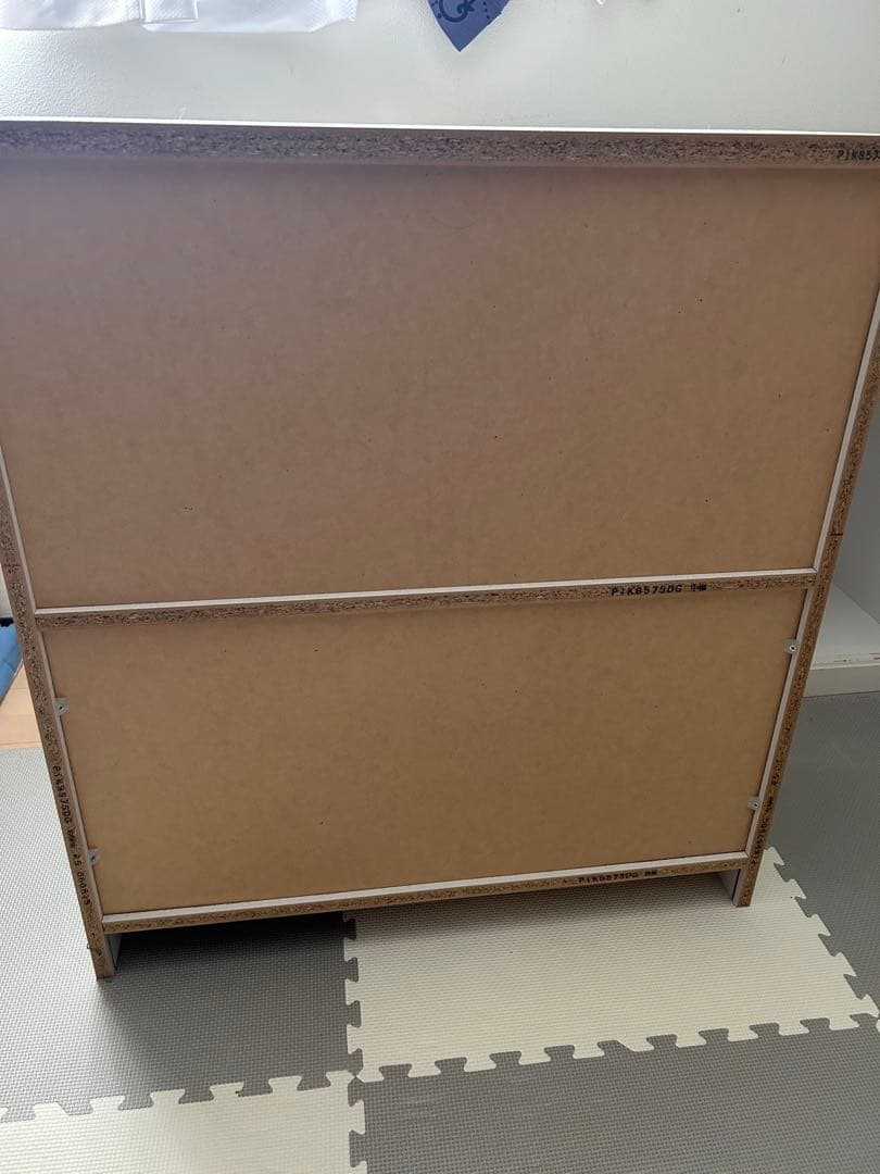 ホワイトキャビネット リビングボード サイドボード ガラス扉付き②