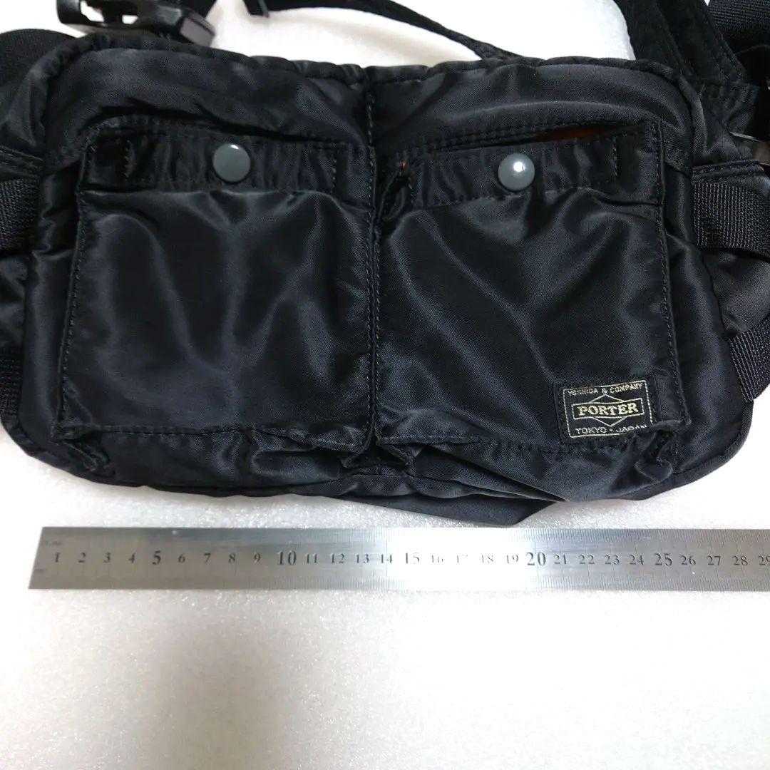 ポーター　ウエストバッグ　ブラック　吉田カバン