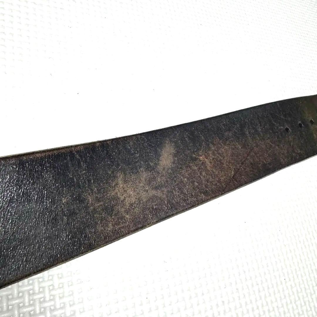 ラングリッツレザー　ベルト　32 North&Judd バックル　極太　肉厚