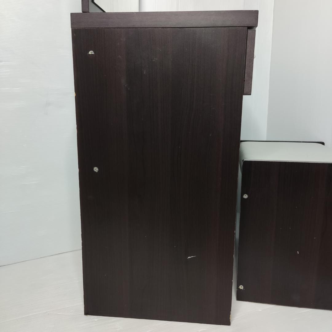 ニトリ　一面鏡ドレッサー　５９×３９×１１３　ブラウン　レトロ