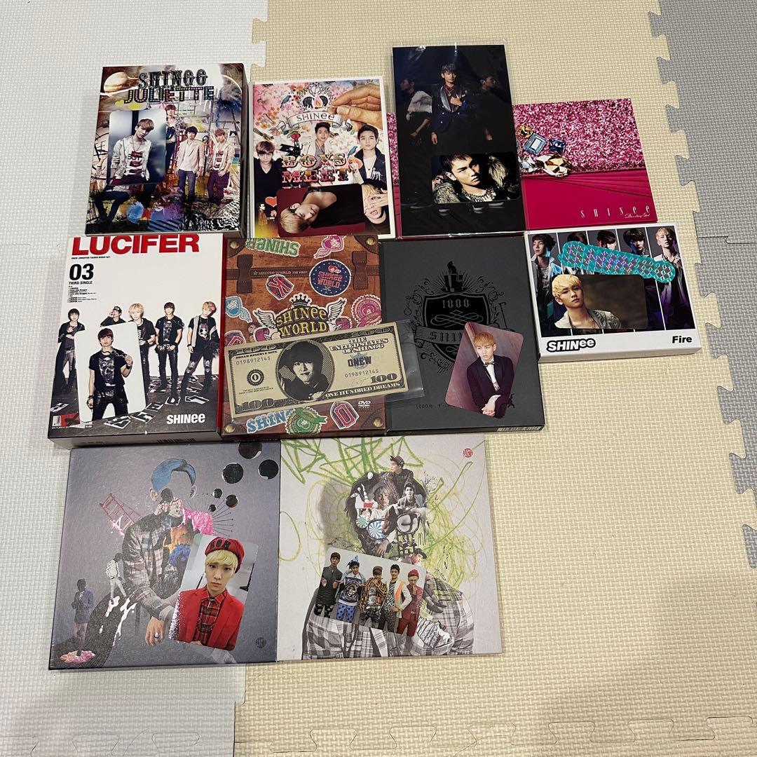 【全部特典付き】SHINee CD まとめ売り　初回限定盤DVDなど
