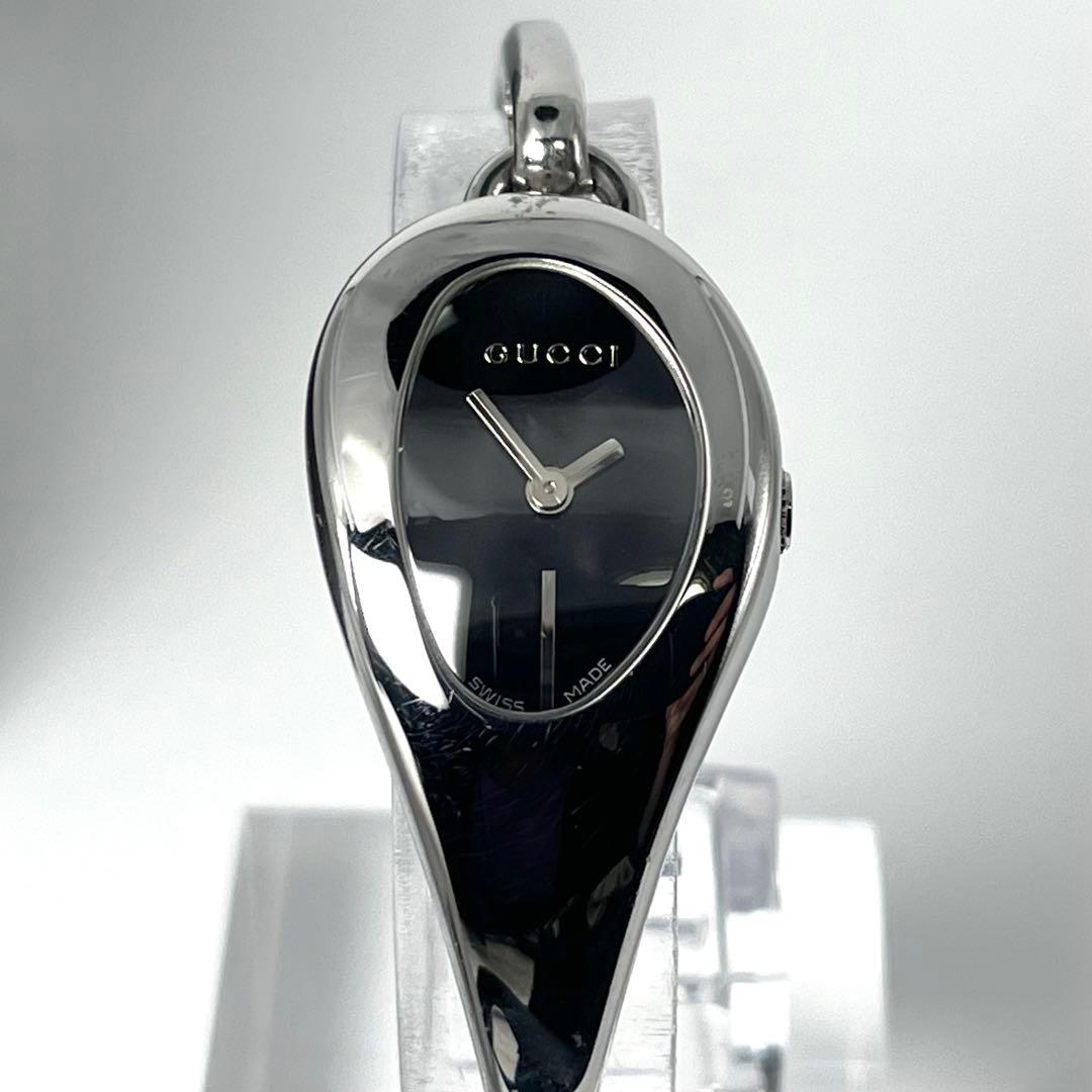 【新品電池/稼働品】グッチ 103 バングルウォッチ ホースビット 付属品完備