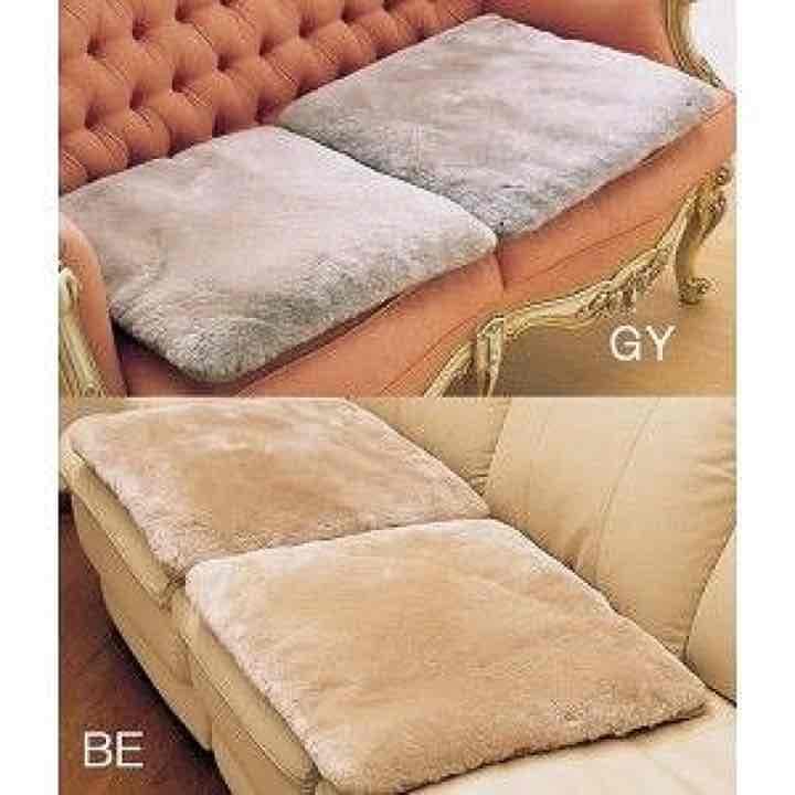 ムートン座布団