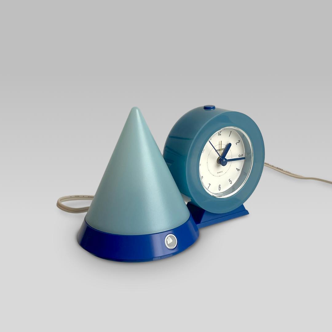 美品 90s【TWINBIRD】ポストモダン ナイトランプ デスククロック 時計