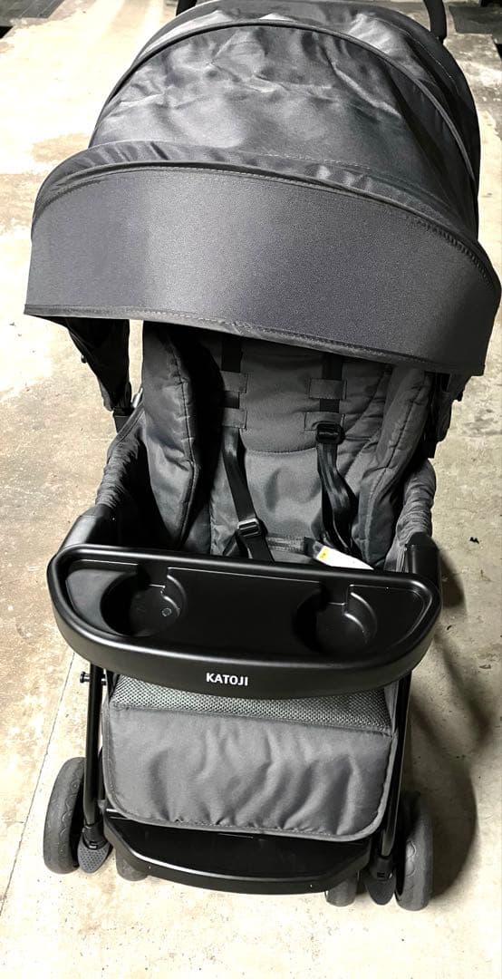 KATOJI 二人乗りベビーカー ネイビー