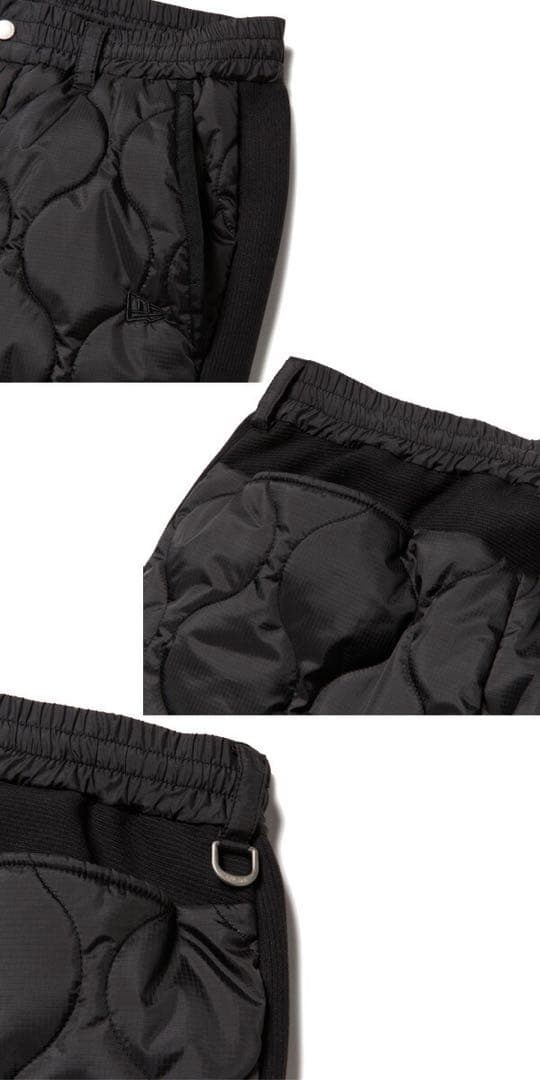 ニューエラゴルフ インサレーテッドキルティング セットアップ ブラック L