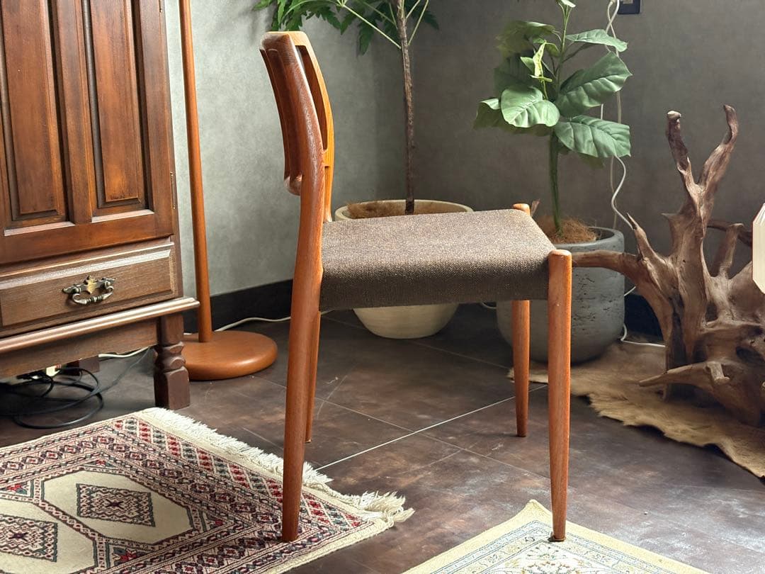 ③J.L. Møllers JLモラー　北欧ヴィンテージチェア　チーク材　NZ