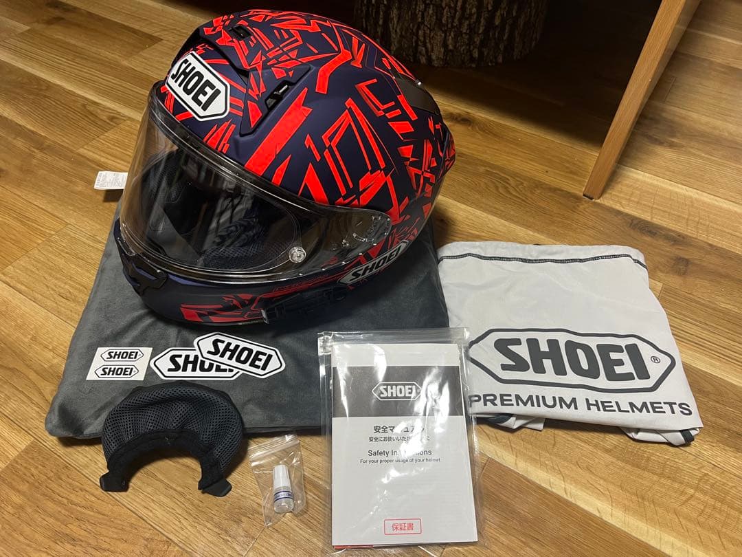 SHOEI X-15 マルケス ダズル ビーコム6XRベース付き