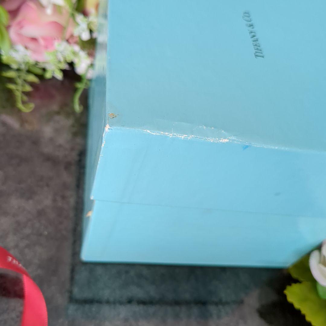 ティファニークリスタルボックス　ティファニーリボンボックス　小物入れ