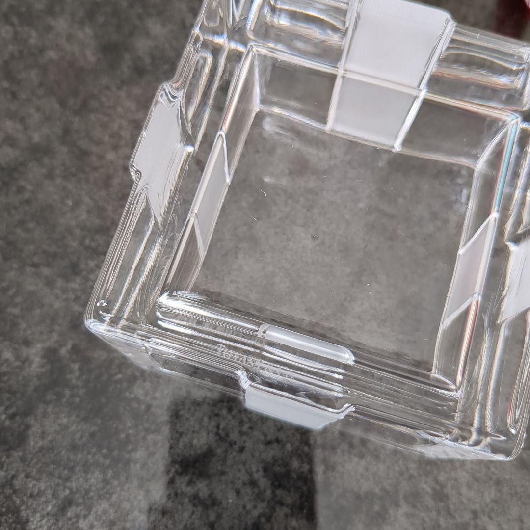 ティファニークリスタルボックス　ティファニーリボンボックス　小物入れ