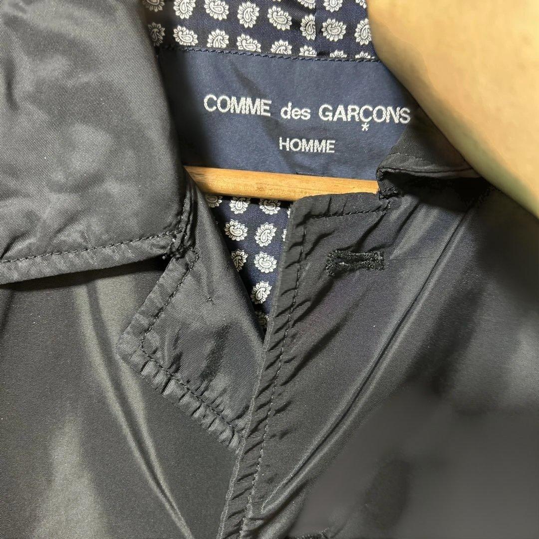 ひ*き様 COMME des GARÇONS HOMME ブラック ステンカラー