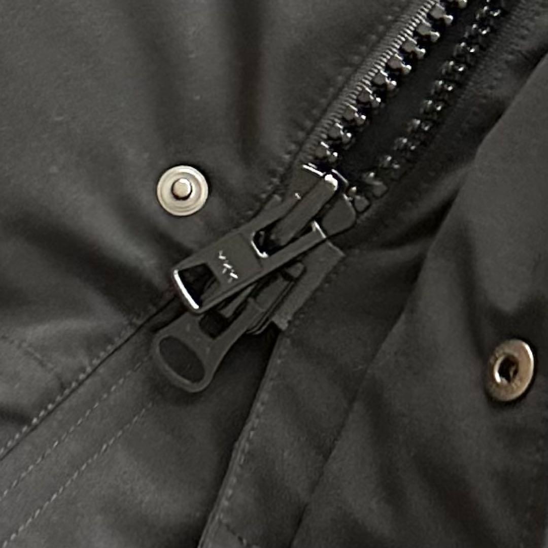 美品 DANTON ダントン ファー付き ダウンコート 36 ブラック