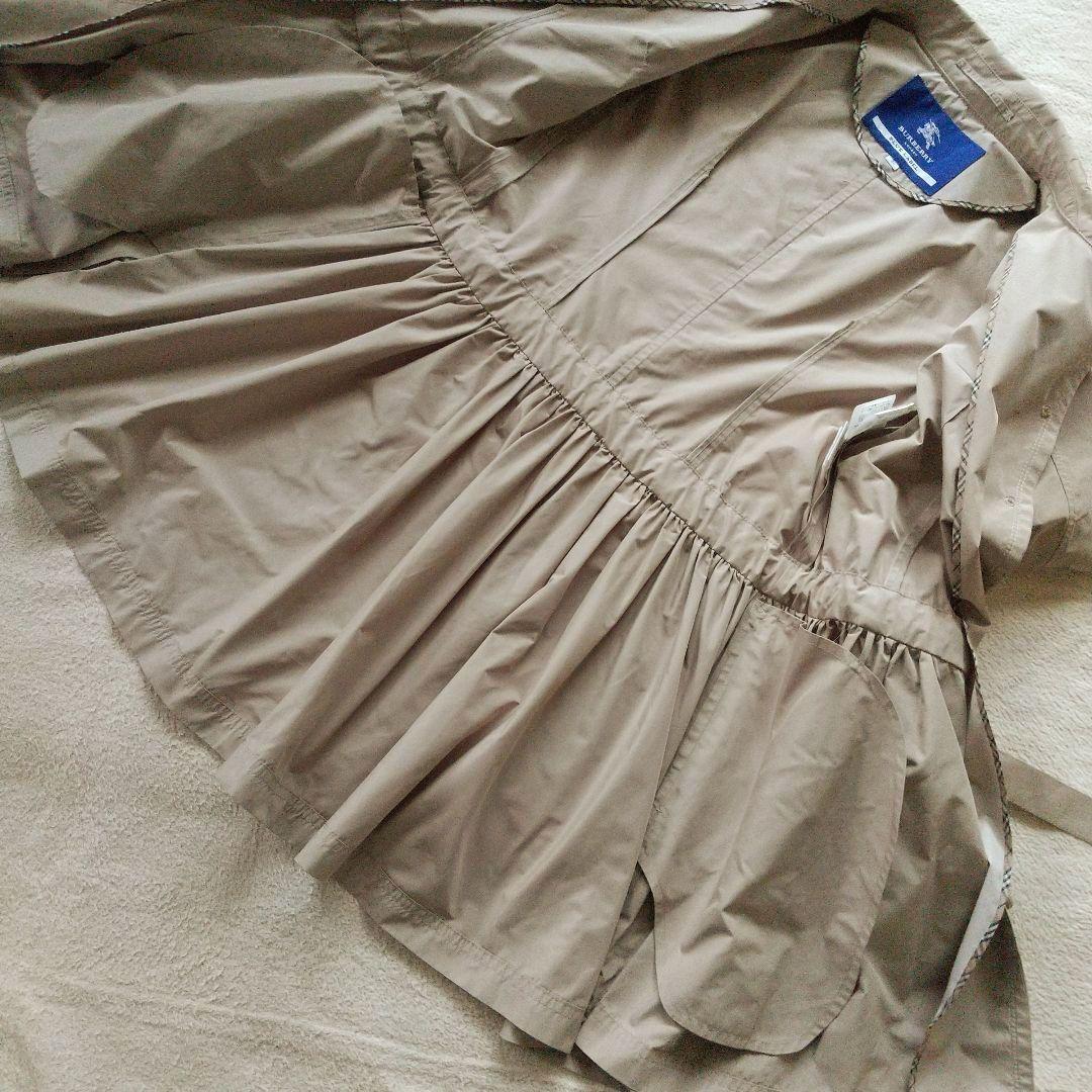 バーバリーブルーレーベル トレンチ レインコート収納ポーチ付き♪