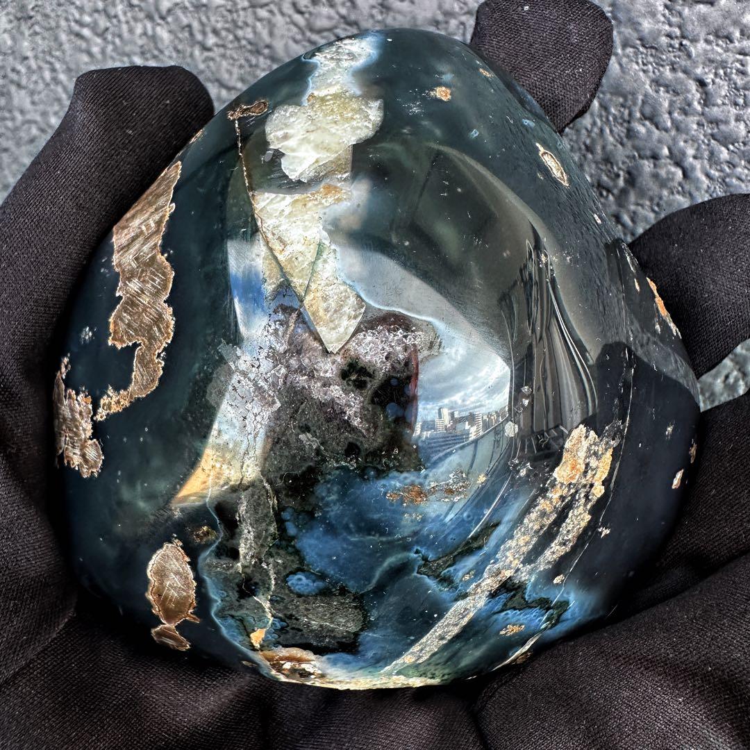 濃紫の煌めき☆瑪瑙☆&アメジストミニドーム&アイリスクォーツ浄化セットA1193