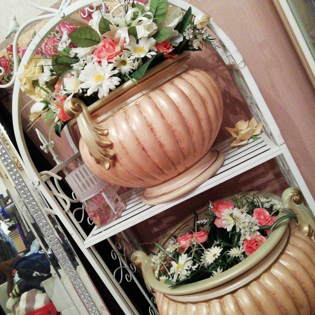 輸入雑貨　大きな鉢カバー　二個セット