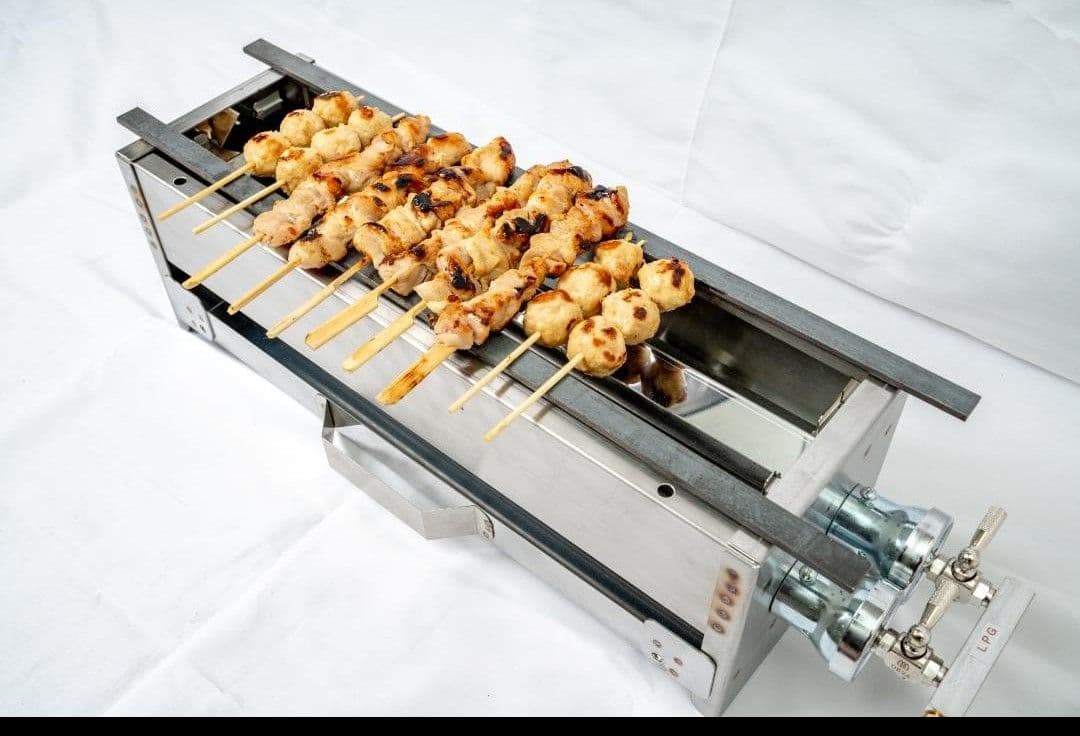 プロパンガス用　焼鳥焼機器　みたらし団子　やきとり　牛豚串祭　ＢＢＱ キャンプ
