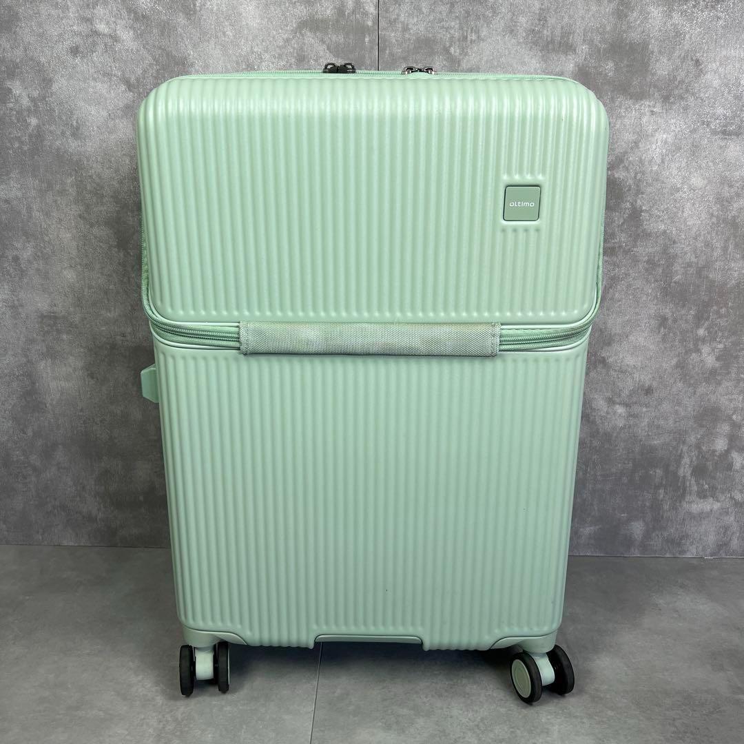 良品　61L　オルティモスーツケース　キャリーバッグ　4輪　フロントオープン