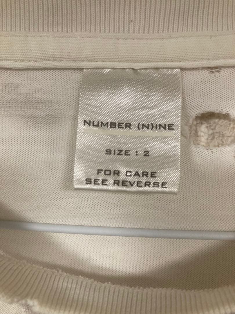 ナンバーナイン Tシャツ／NUMBER(N)INE モダンエイジ期 02SS 2