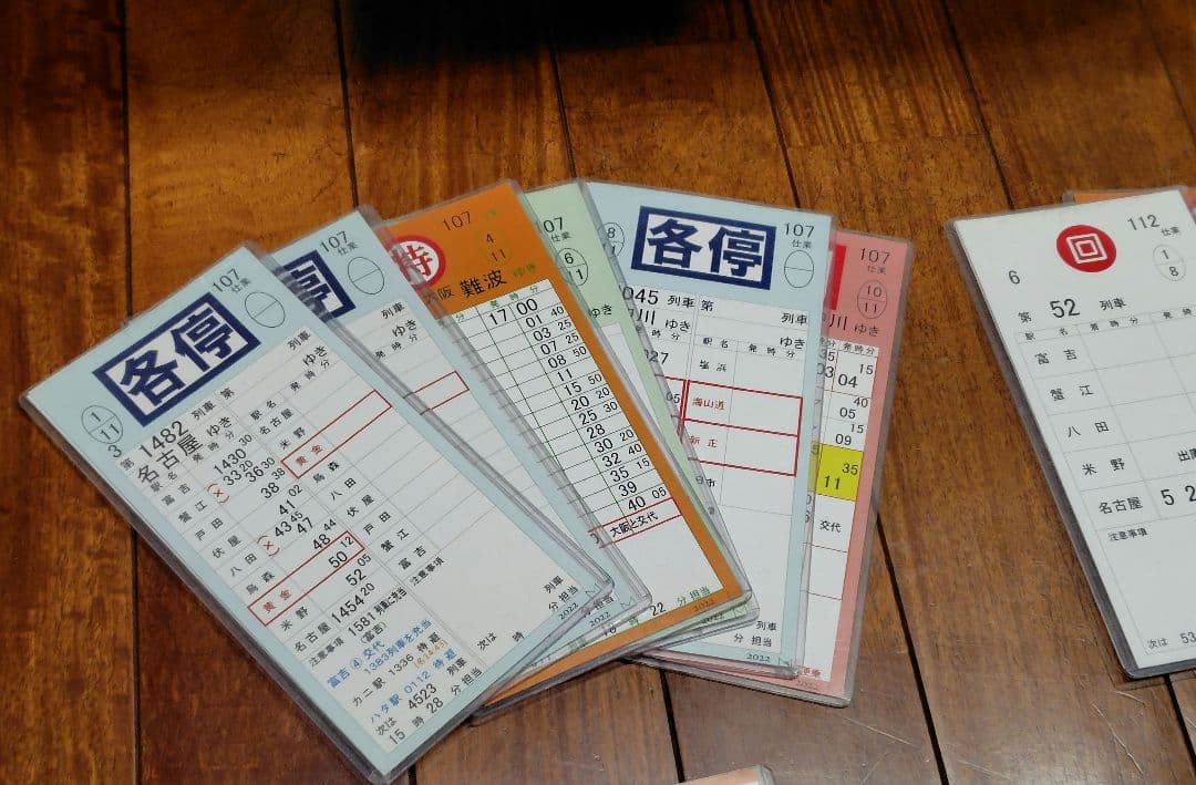 【近鉄】運転士用スタフ　６セット