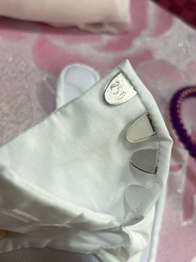 【美品】華やかな紫色の振袖　1度使用　足袋（未使用）