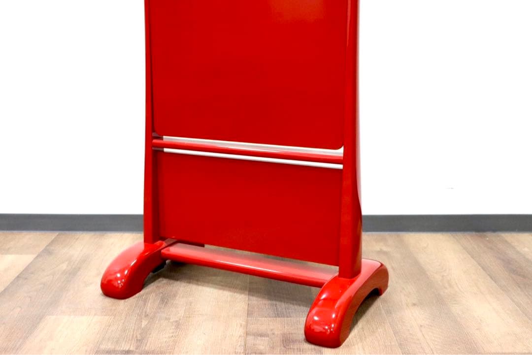 GMGF120○MATSUSO / 松創 秋草に朱 橘型 全身鏡 姿見 スタン