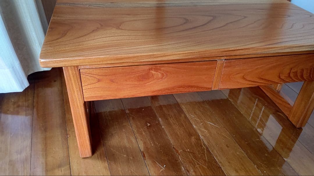 値下げ！昭和レトロ 古家具 木製　　けやき　座机　文机　書机　アンティーク