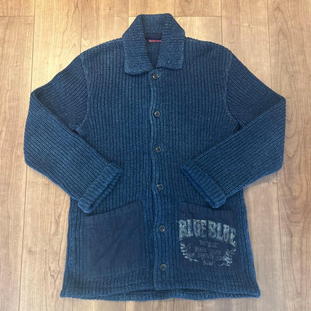 【YT】BLUE BLUE 圧縮ニットジャケット L 木村拓哉 ラブジェネ
