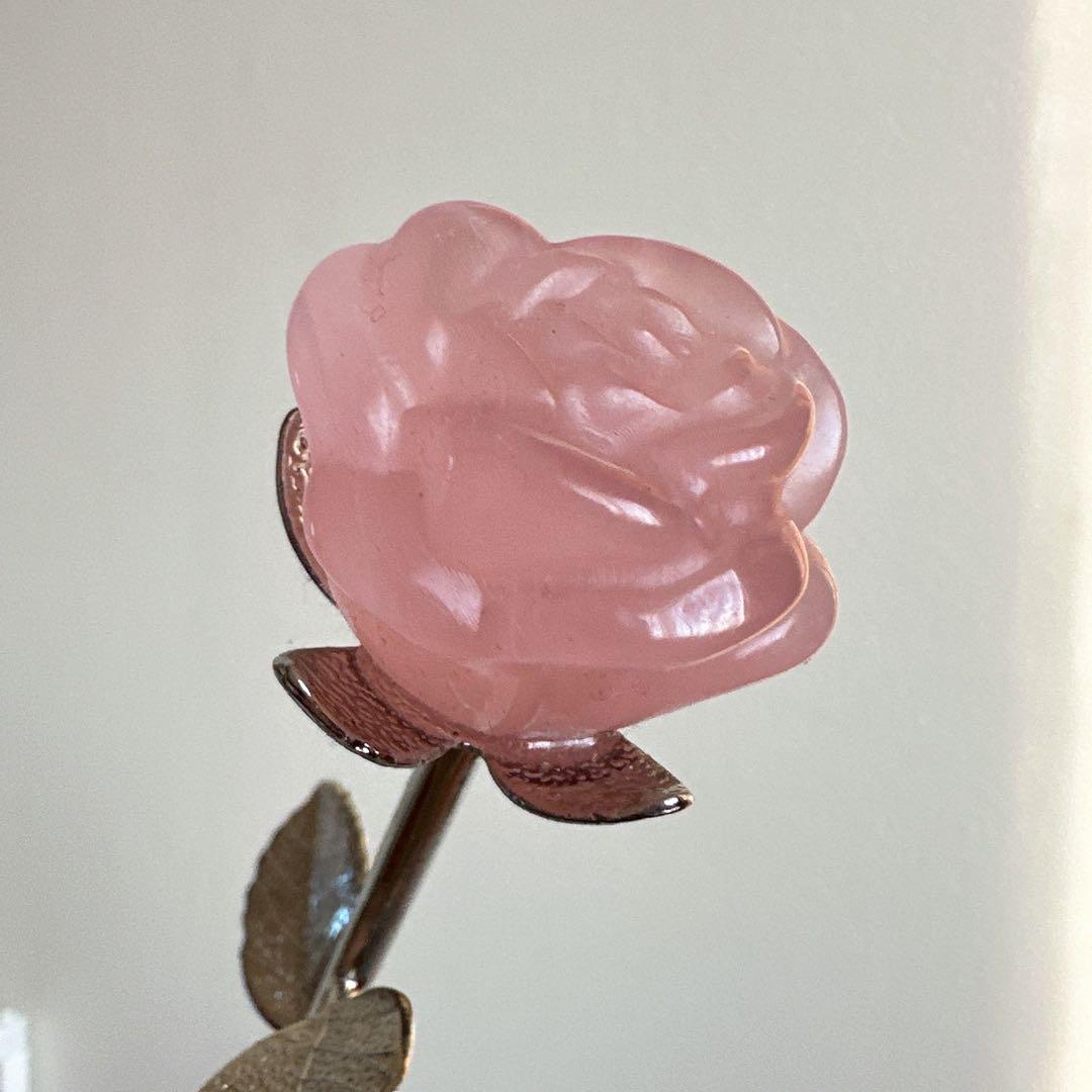 【4,950円】ローズクォーツ　薔薇　バラ　天然石
