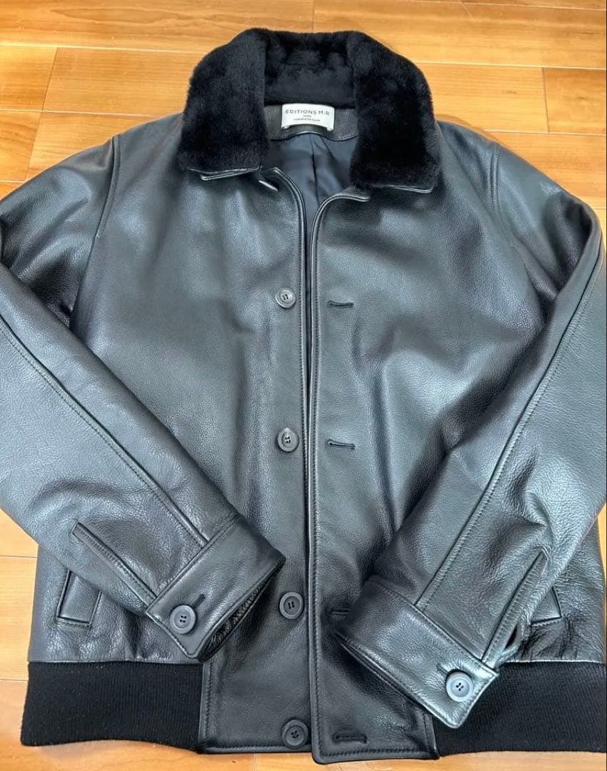 美品　EDITIONS M.R カウレザー　サイズ46 ラムファー