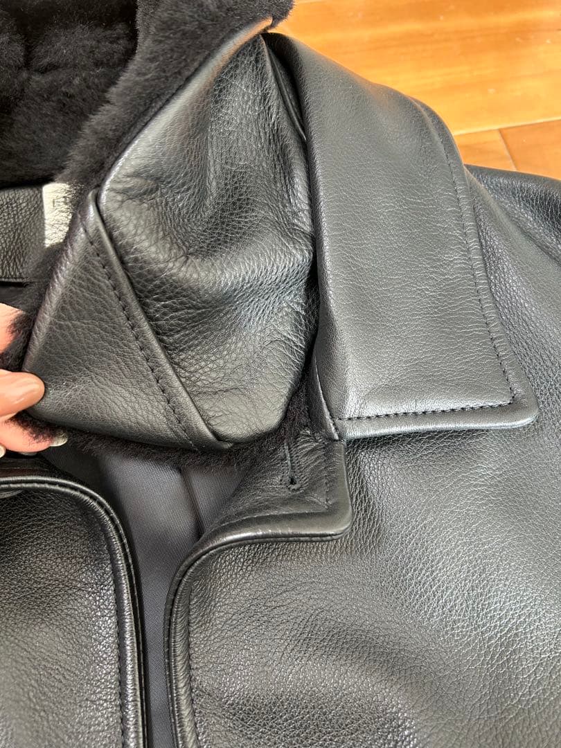 美品　EDITIONS M.R カウレザー　サイズ46 ラムファー