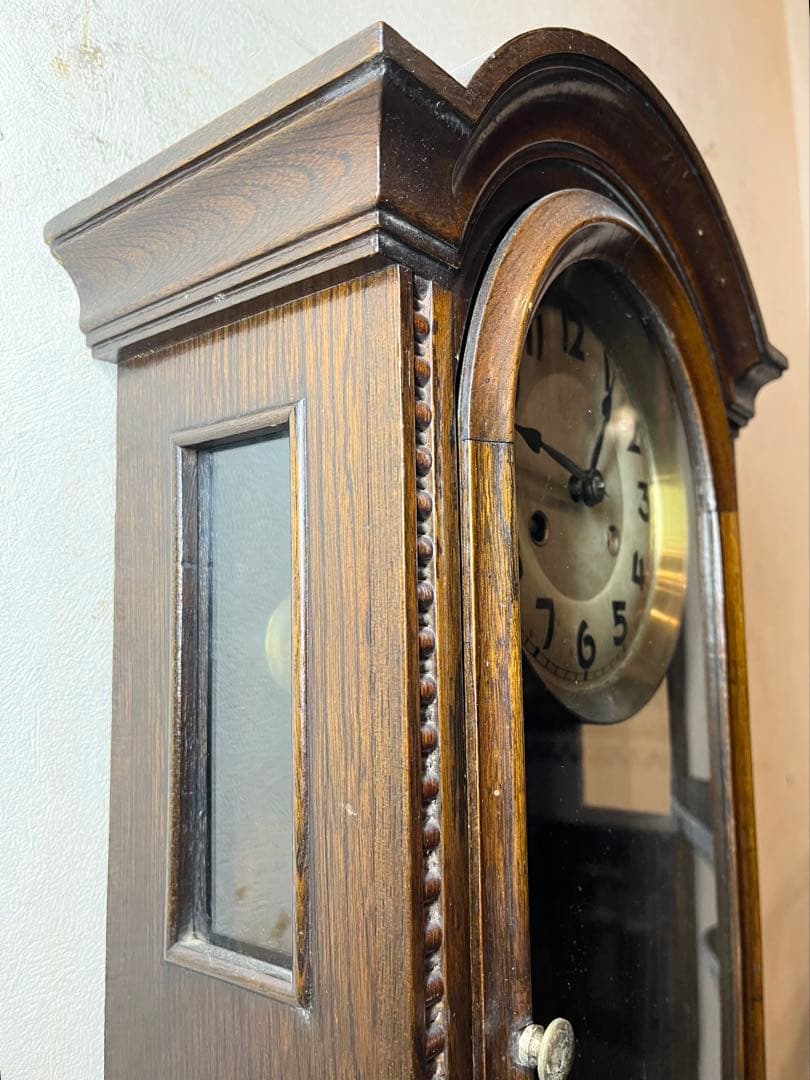 キンツレー　独　柱時計　古時計　振り子　ゼンマイ　アンティーク　レトロ　精工舎