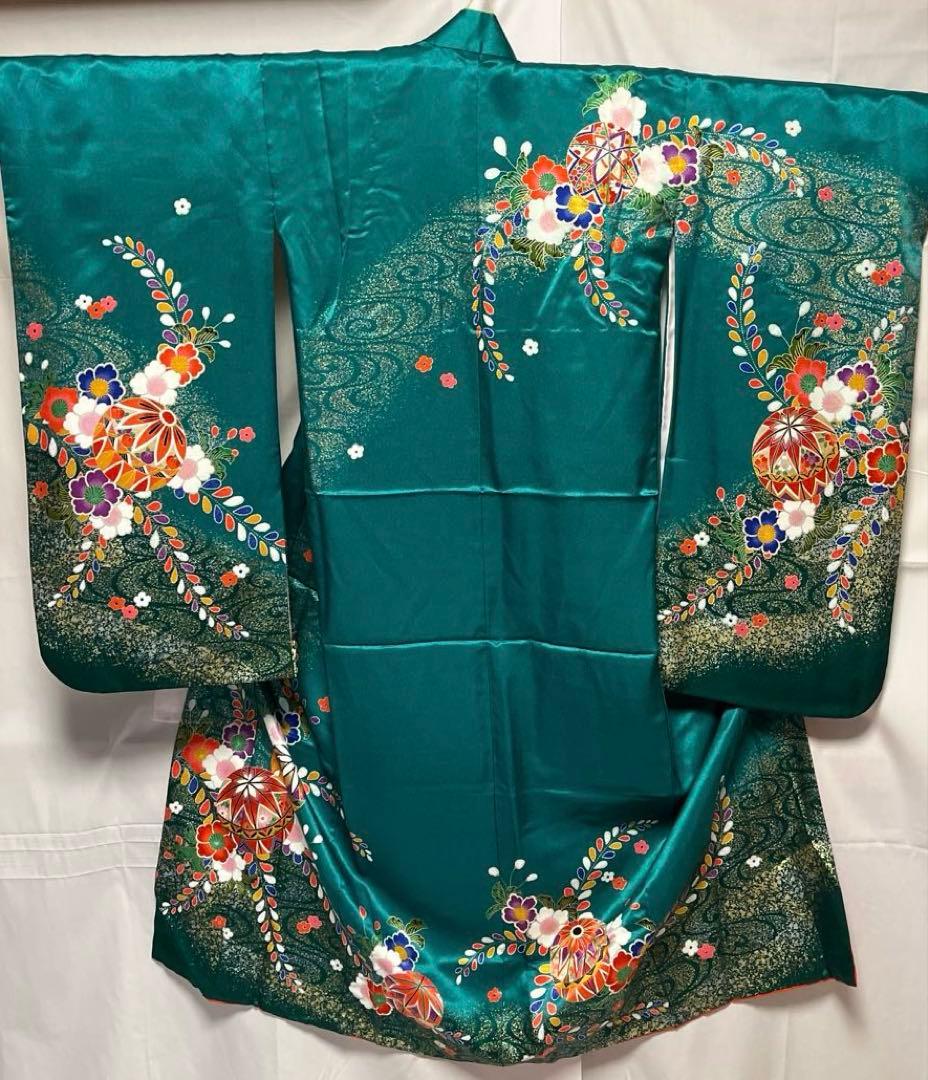 7上　七五三　舞台衣装　お雛様　女の子　着物　7歳　１2点セット