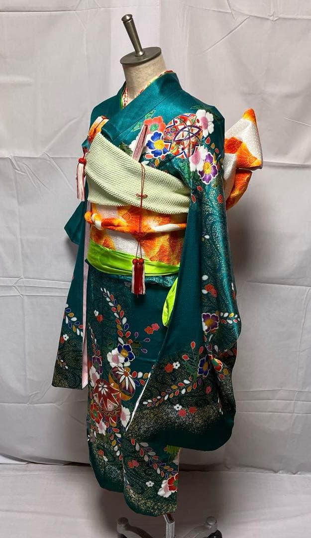 7上　七五三　舞台衣装　お雛様　女の子　着物　7歳　１2点セット