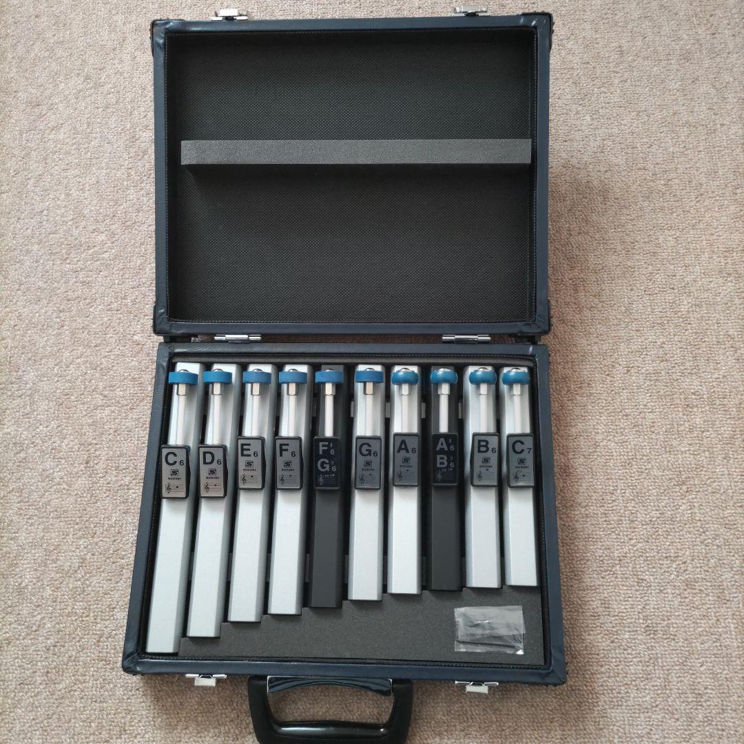 【新品】鈴木楽器 トーンチャイム HB-100 10音セット 取扱説明書付き