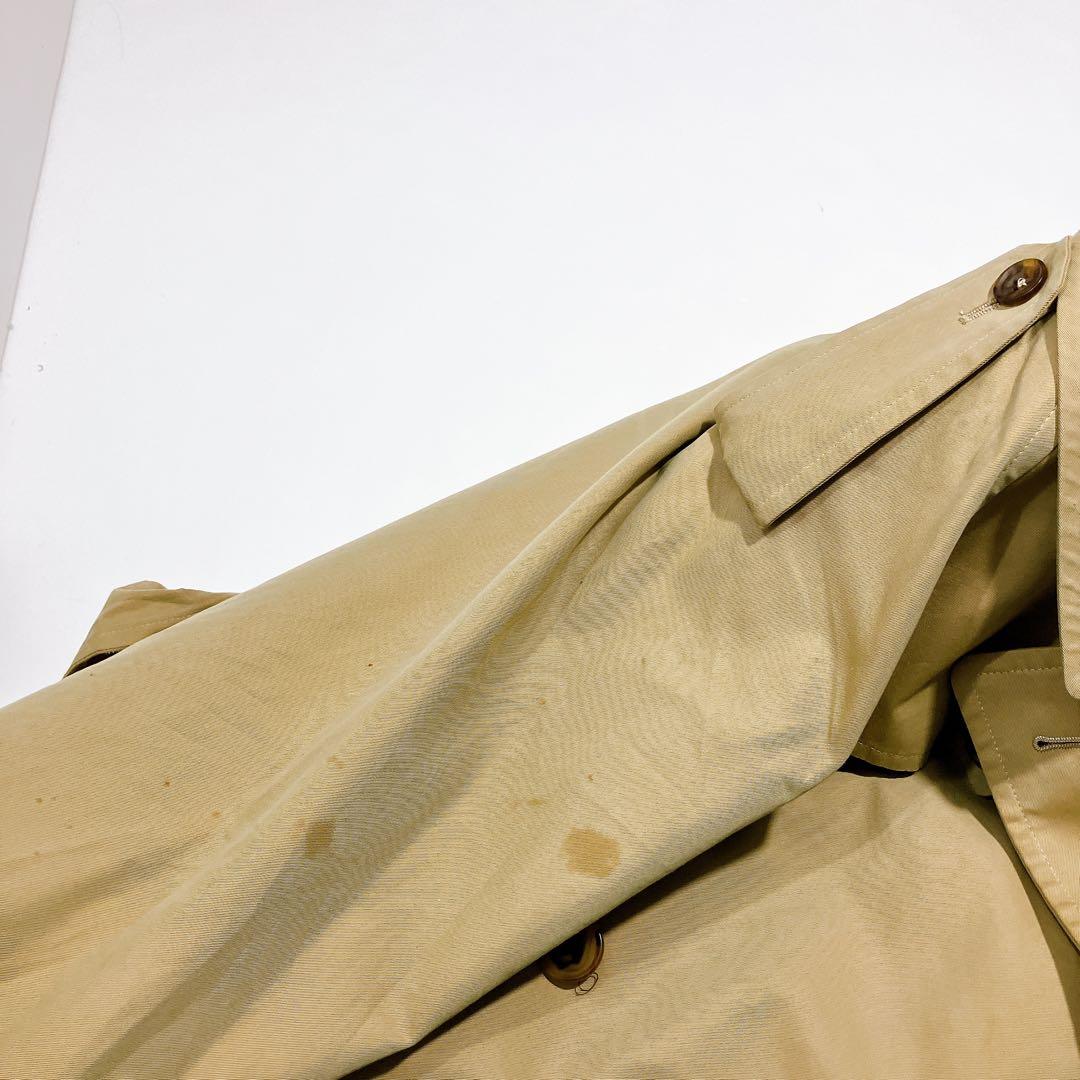 【幻の一枚袖】ポールスチュアート　ロングトレンチコート　ライナー付き　ダブルXL