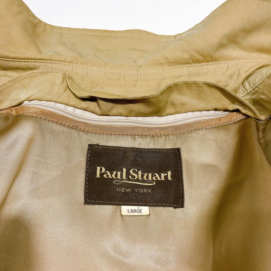 【幻の一枚袖】ポールスチュアート　ロングトレンチコート　ライナー付き　ダブルXL