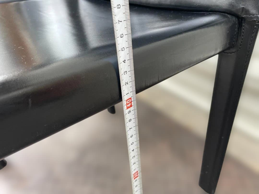 ★ ダイニング チェア エンリコ・ペリッツォーニ 椅子 イタリア レザー