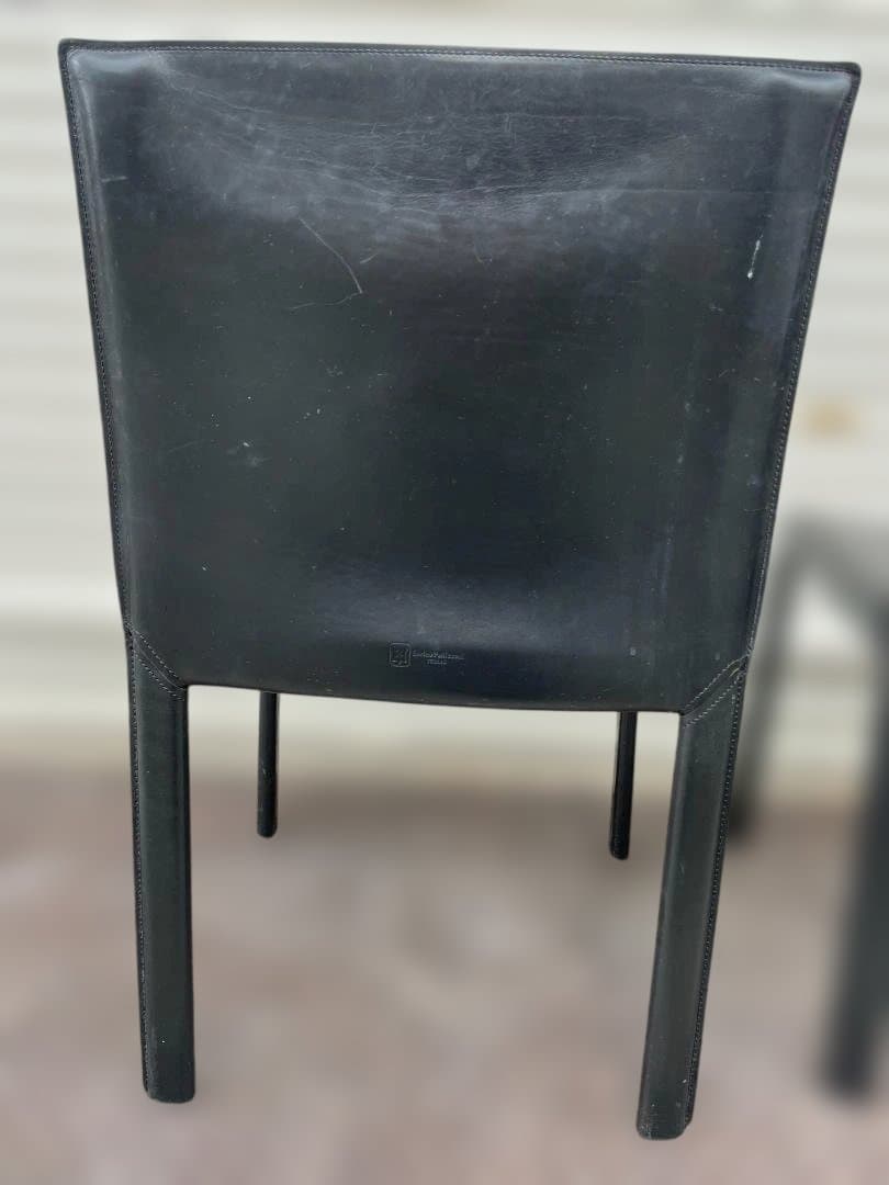 ★ ダイニング チェア エンリコ・ペリッツォーニ 椅子 イタリア レザー