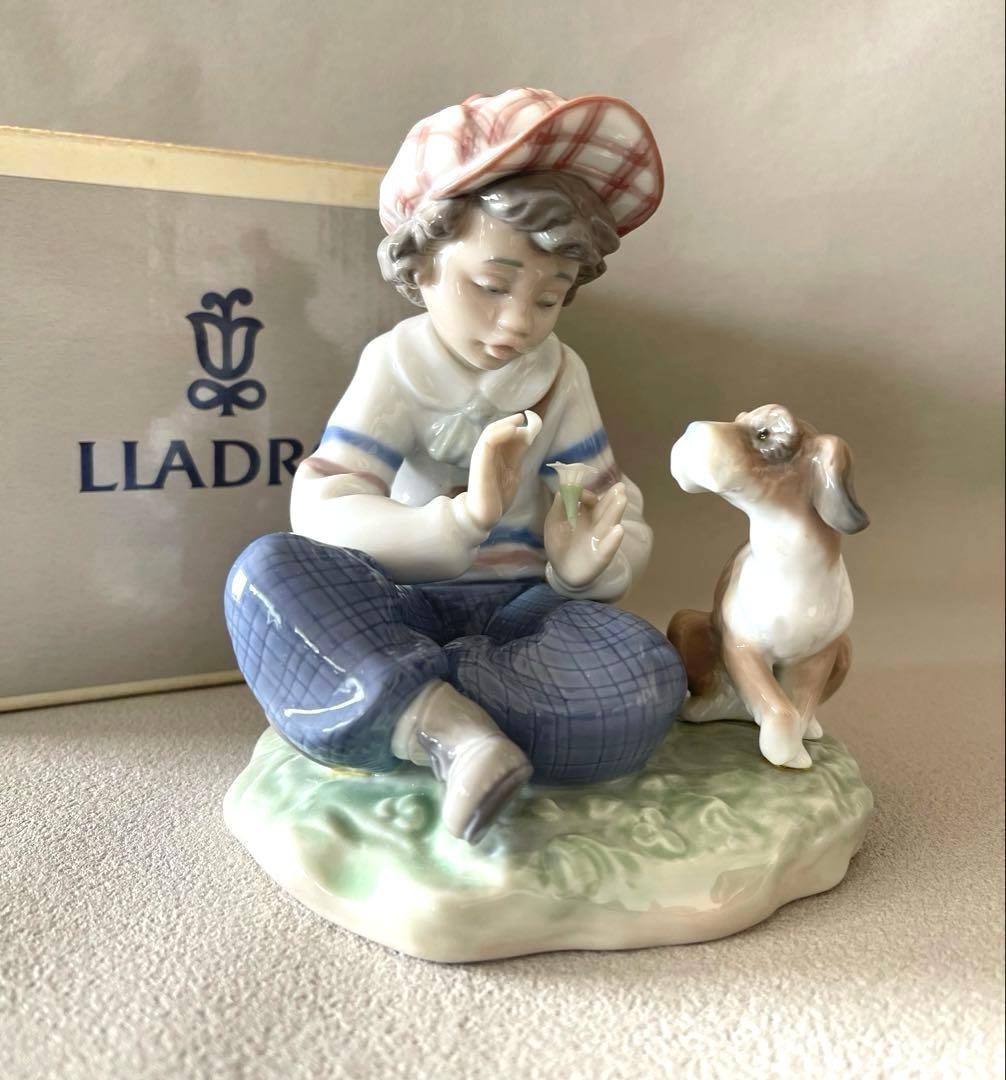 美品⭐︎LLADRO フィギュリン 5450 / マーガレットの花占い