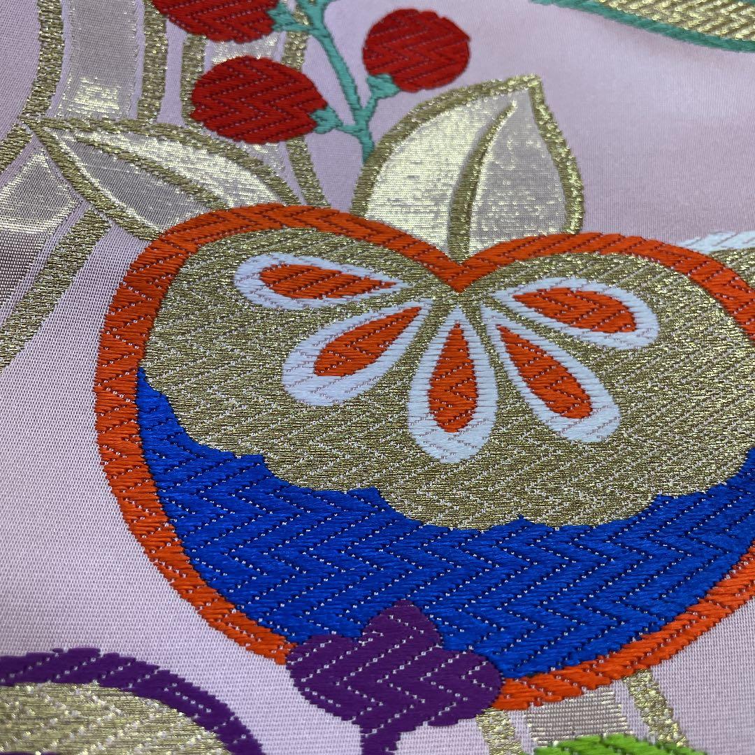 新品 西陣織 七五三 七歳用袋帯 未仕立て お仕立て上がり価格 正絹 祝帯 和装