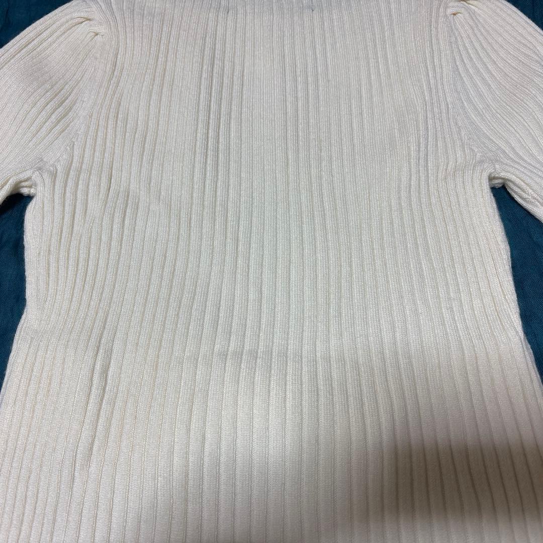 ♡美品♡エムズグレイシー グログランリボン　ニット　アイボリー