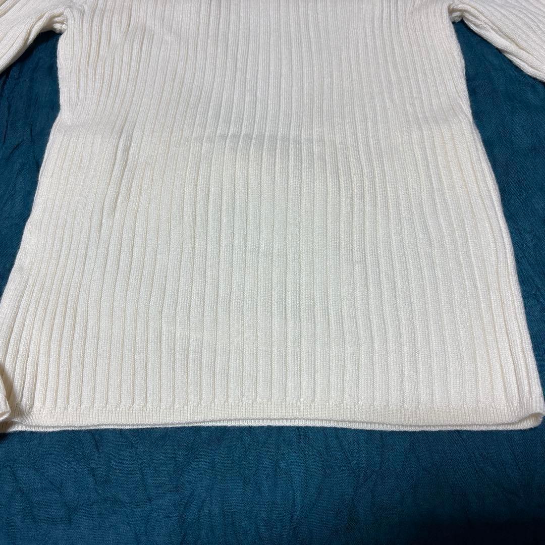 ♡美品♡エムズグレイシー グログランリボン　ニット　アイボリー