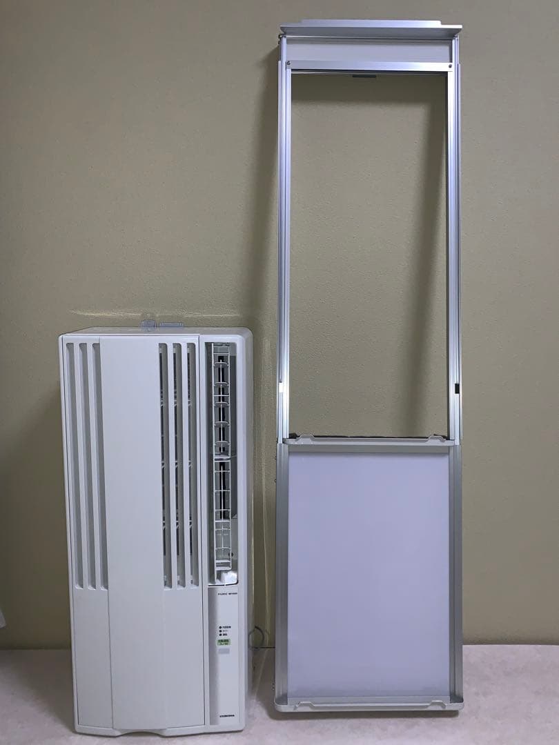 【美品】コロナ ウインドエアコン テラス窓枠セット・CW-16A3/WT-8