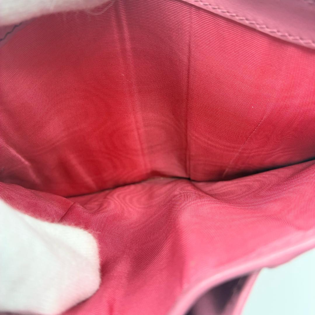 PRADA プラダ サフィアーノ 三つ折り財布 ピンク A1360A3