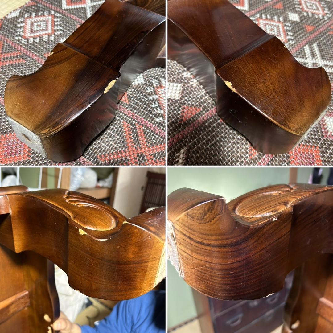 カリモク　座卓　ローテーブル　小ぶり　昭和レトロ　ちゃぶ台