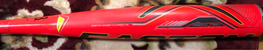 EASTON 赤 バット　83センチ軟式