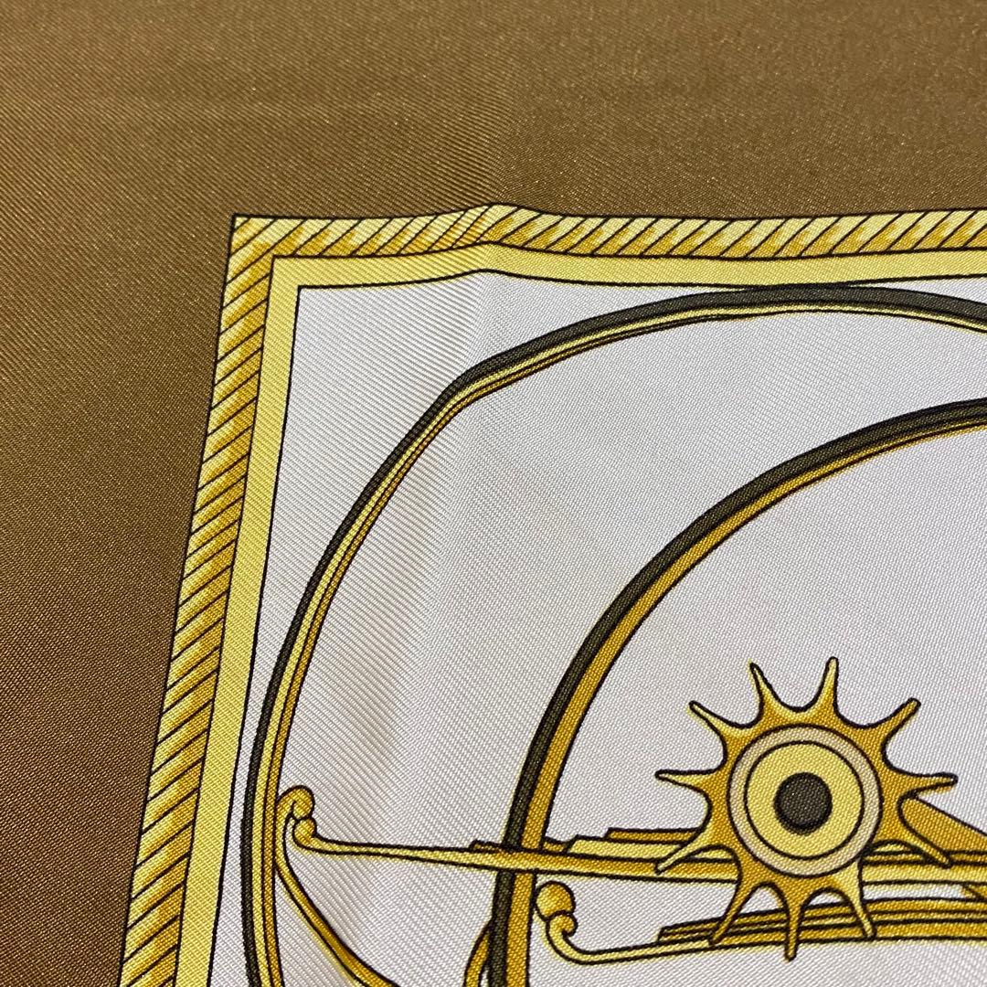 HERMES カレ90 大判シルクスカーフ 折畳み式幌の馬車 エルメス