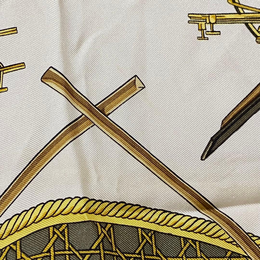 HERMES カレ90 大判シルクスカーフ 折畳み式幌の馬車 エルメス