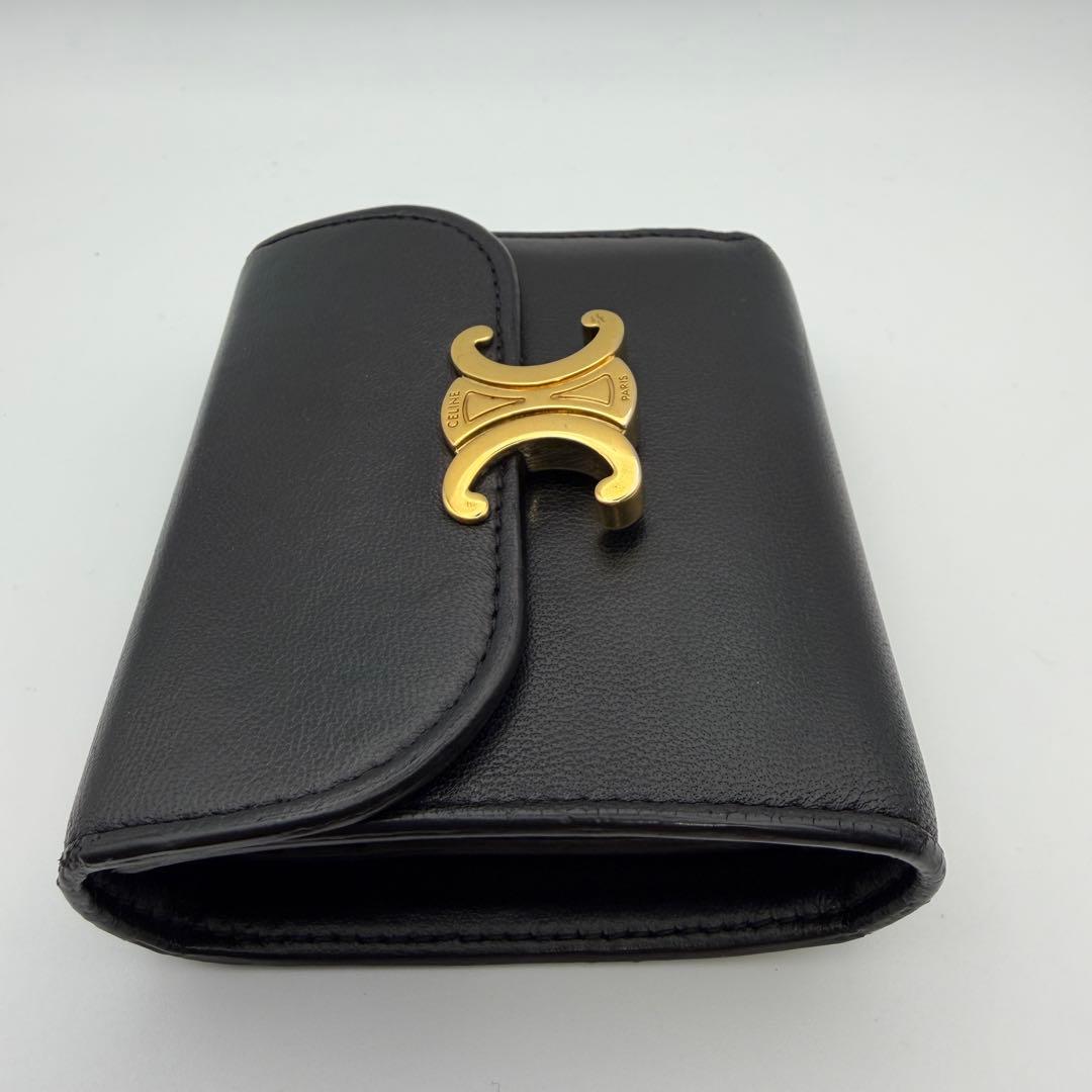 CELINE セリーヌ 財布 スモール フラップウォレット トリオンフ